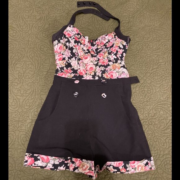 Miss Candyfloss Floral Summer Romper - Picture 1 of 2